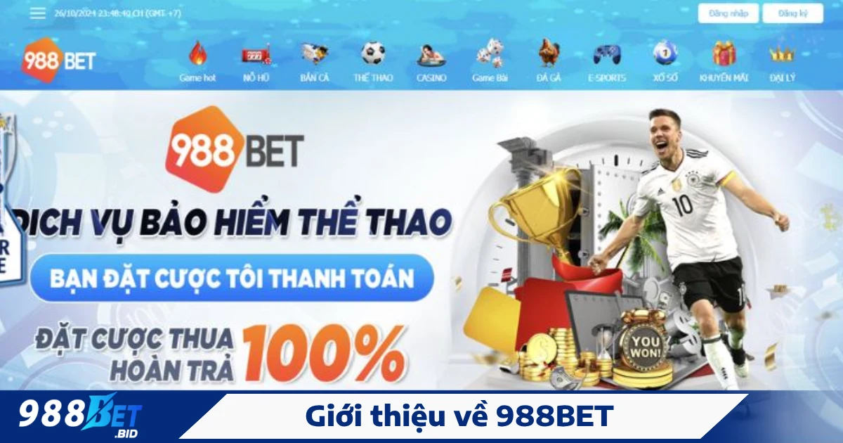 TRANG CHỦ 26 988BET – Hành trình xây dựng thương hiệu cá cược uy tín
