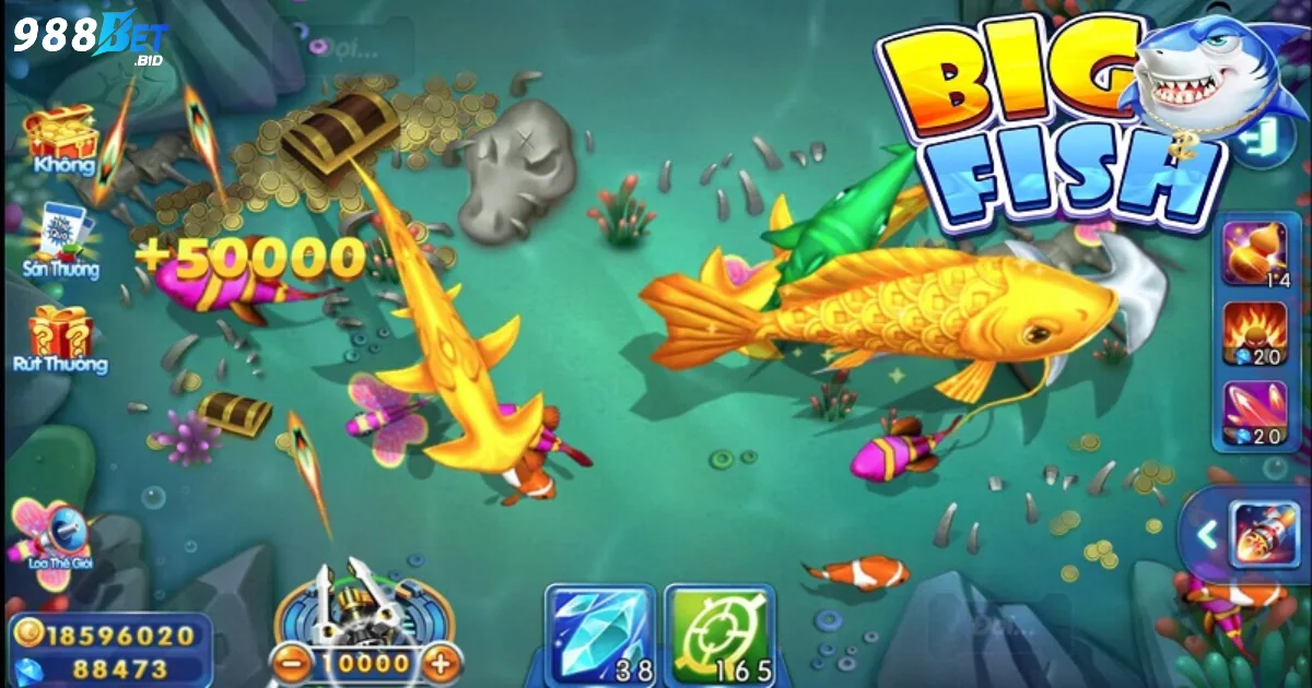 Bắn Cá Ăn Tiền Trực Tuyến 988BET - Cách Đặt Cược Hiệu Quả 2 Bắn cá ăn tiền trực tuyến là gì? Giới thiệu hệ thống game bắn cá tại 988BET